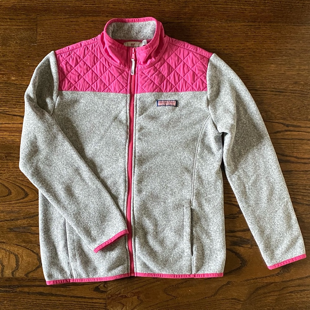 Girls Vineyard Vines Fleece Jacket
